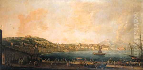 Naples and the Riviera di Chiaia from the Convento di Sant'Antonio - view 1