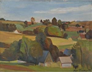 Bohemian Landscape (ceska Krajina) by Jan Trampota