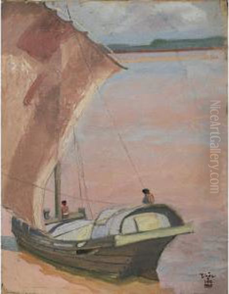 Voile Sur Le Fleuve Rouge (sail On The Red River) - view 1