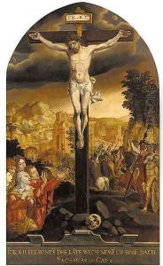 The Crucifixion by Pieter Aertsen