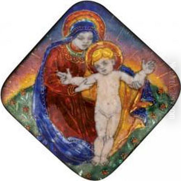 Mary Teaching Christ To Walk - view 1
