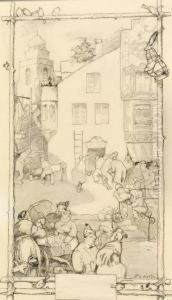 Nach Dem Umbau Des Barenwirts by Gustav Traub
