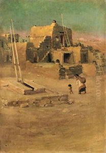 Oraibi (Arizona) by Louis B. Akin
