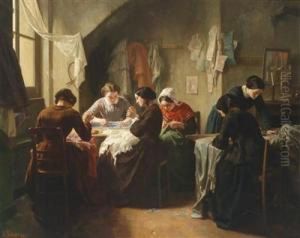 Breton Seamstresses by Jules Trayer