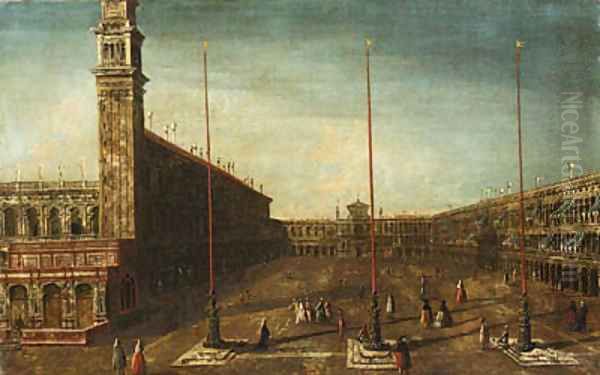 The Piazza San Marco, Venice, looking West towards San Geminiano - view 1