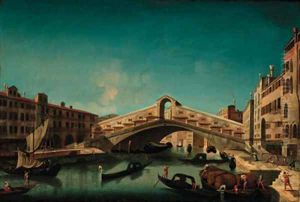The Rialto Bridge, Venice by Francesco Albotto