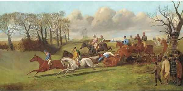 Over the fence, a steeplechase - view 1