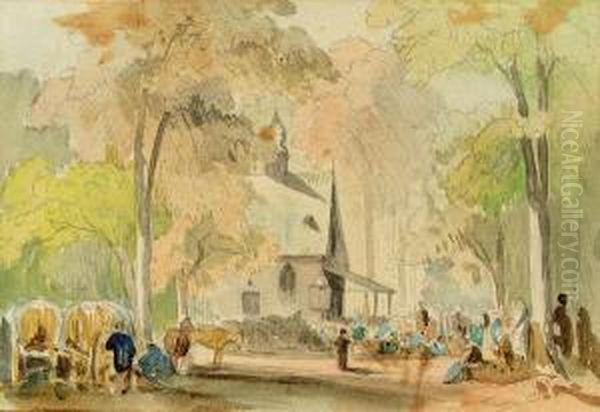 Die Wallfahrtskirche Maria Grun Im Prater - view 1