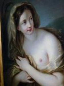 Nymphe Au Bain. by Pierre Charles Tremoliere