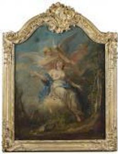 Jeune Femme Couronnee Par L'amour by Pierre Charles Tremolieres