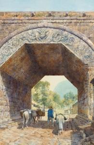 The Arch Gate Under The Cloud Terrace At Juyongguan