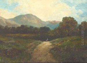 On the Barmouth road; and Old lock, near Chiddingfold by James E. Adams