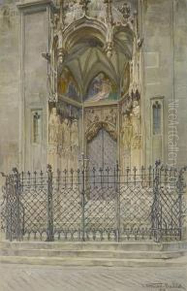 Wien - Hauptportal Vonst. Maria Am Gestade - view 1