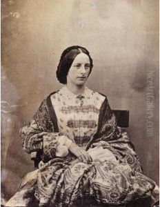 Half-length Portrait Of Mrs Tressider, Agra, Late 1850s-1862