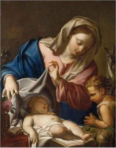 Madonna Con Il Bambino 
E San Giovannino by Francesco Trevisani