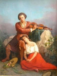 Giovane Coppia In Riposo