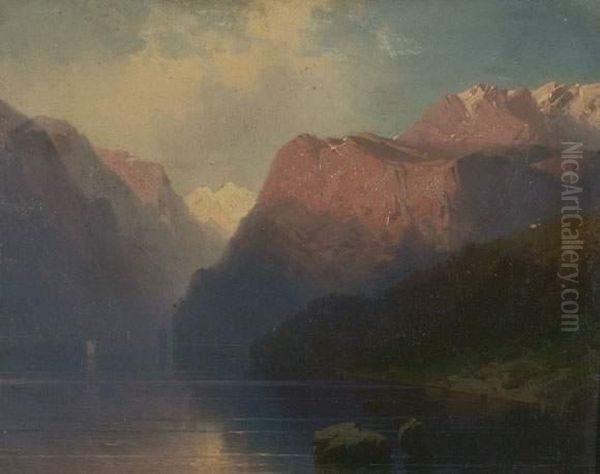 Abend Am Vierwaldstatter See. - view 1