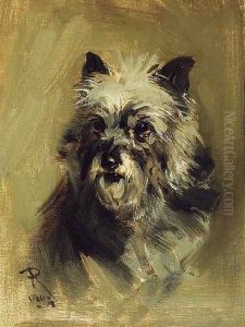 Head of a Cairn Terrier by Robert L. Alexander