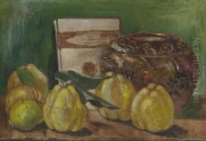 Still Life With Quinces by Sandu Triester