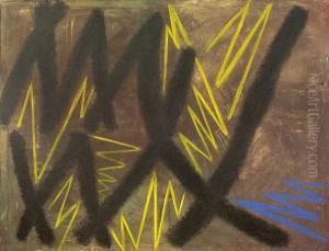 Azul, Amarillo Y Negro by Miguel Angel Trilles