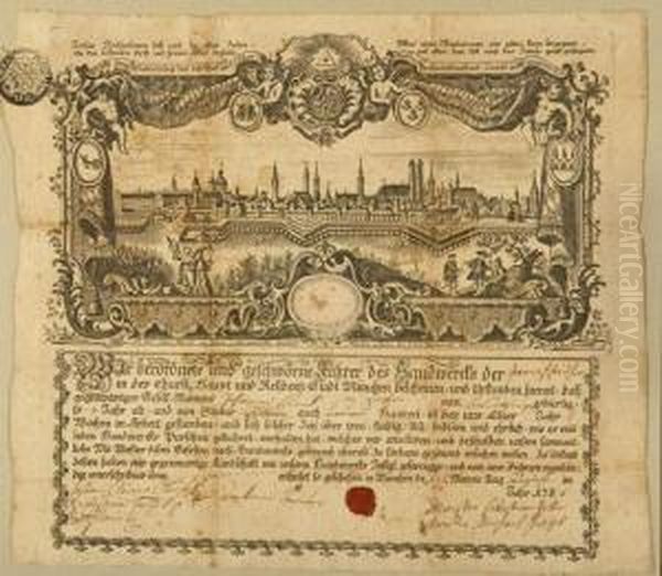 Ansicht Von Munchen. - view 1