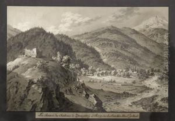"les Ruines Du Chateau De Zwing Ury A Steeg, Sur La..." - view 1