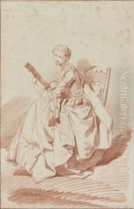 La Musicienne by Louis Rolland Trinquesse
