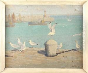 Harbour Entrance by Herbert Alker Tripp