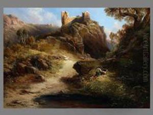 Romantische Felsenlandschaft Romantische Felsenlandschaft