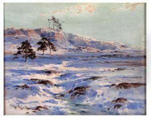 Snow Scene, Monhegan Maine by Samuel Peter Rolt Triscott