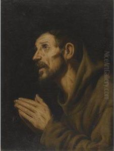 A Franciscan Friar At Prayer
