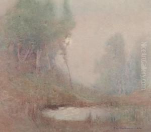 Misty Nocturne by John William Tristram