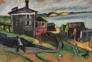 Coastal Scene by Abram Tromka