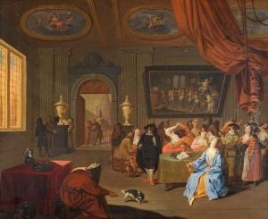 Scene De Bal Masque