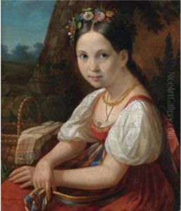 Peasant Girl by Vasily Andreevich Tropinin