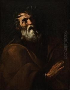 Omero by Girolamo Troppa
