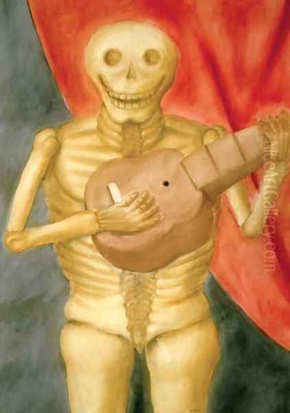 Dead Playing Guitar La Muerte Tocando Guitarra - view 1