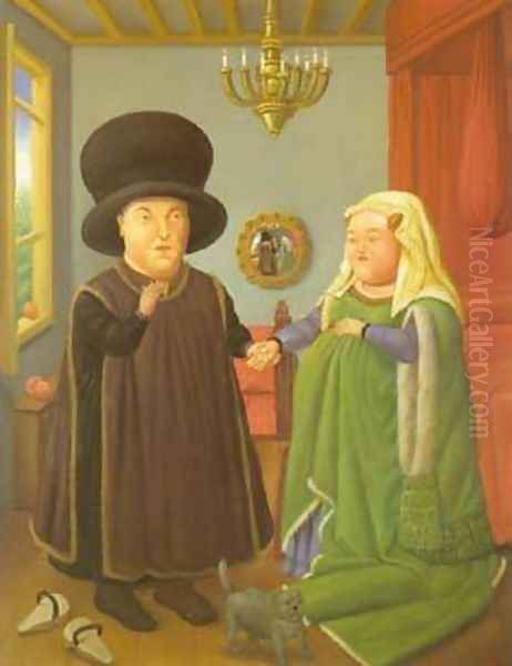 The Arnolfini After van Eyck 1997 - view 1