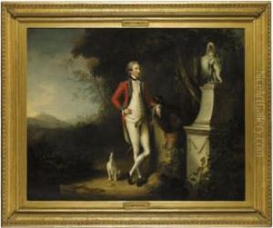 Portrait Of An Officer Of The 18 by John Trotter