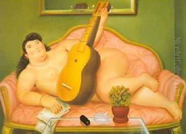 Woman with Guitar 1988 - view 1