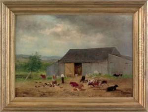 The Old Barn At Eaglesmere by Newbold Hough Trotter