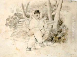 Man Reading The Newspaper