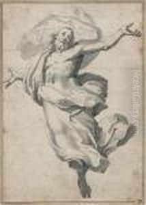 Der Himmelfahrende Christus by Giovanni Battista (Il Malosso) Trotti