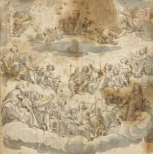 L'apotheose Des Saints by Giovanni Battista (Il Malosso) Trotti