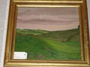 'graskladda Backar'. 34x37 by Ellen Trotzig