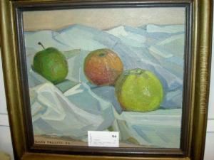 Olja, Stilleben Med Tulpan, 27x29 by Ellen Trotzig