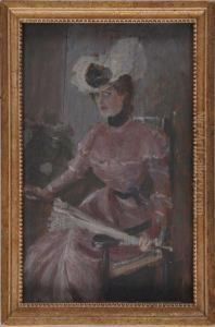 Portrait Sketch Of Lulu Morris by Pierre Troubetzkoy