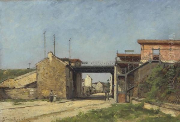 Relevement Du Chemin De Fer De Ceinture, Station Du Bel Air Et Rue Montempoivre - view 1