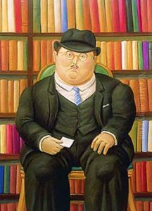 The Notary by Fernando Botero