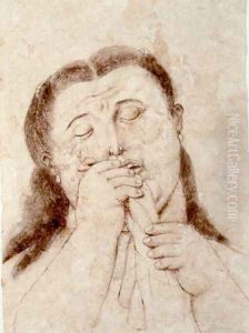 Woman Crying Mujer Llorando by Fernando Botero